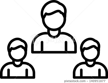 Team Leadership Manager Icon 140951877