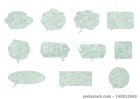 Watercolor fukidashi set Watercolor fukidashi set 140952669