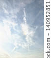 Clouds like angel wings, with rainbow-colored light shining through them. 140952851