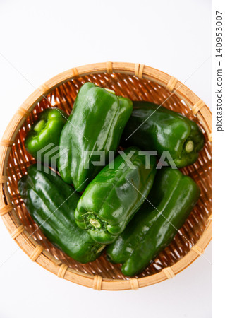 Bell peppers served in a colander Bell peppers served in a colander 140953007