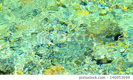 Vibrant and beautiful ripples on the surface of the water in Atera Valley 140953699