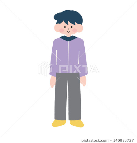 全身男性插畫素材 C 140953727