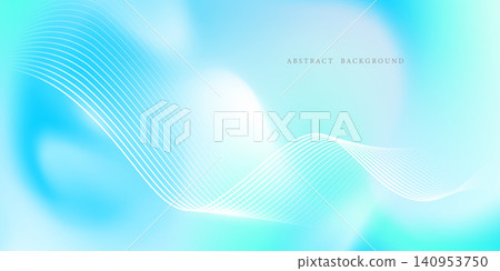 Abstract liquid wave background. Modern design vector illustration. 140953750