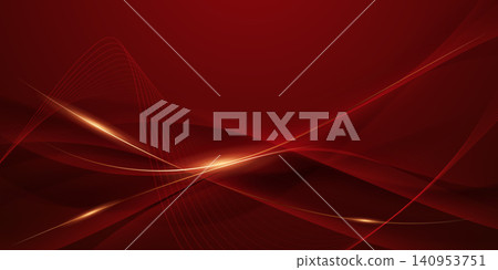 Vector illustration of a luxurious red abstract background in a modern style. 140953751