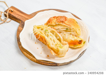 Delicious-looking edamame cheese bread Delicious-looking edamame cheese bread 140954208
