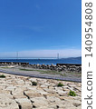 View of the Akashi Strait @ Okura Coast (vertical orientation) 140954808