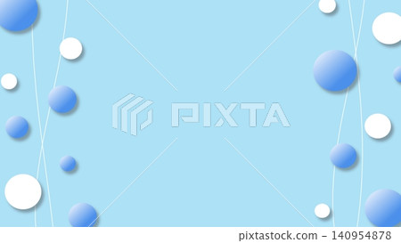 時尚簡約的波點商務背景框 時尚簡約的波點商務背景框 140954878