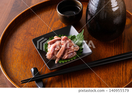 Squid and salted sake and sake Squid and salted sake and sake 140955579