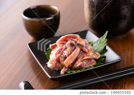 Squid and salted sake and sake Squid and salted sake and sake 140955592