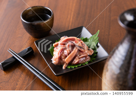 Squid and salted sake and sake Squid and salted sake and sake 140955599
