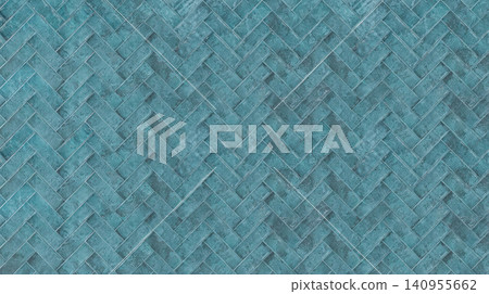 Dark Blue Ceramic Tile Texture Background in Herringbone Layout Dark Blue Ceramic Tile Texture Background in Herringbone Layout 140955662