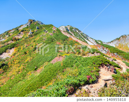 秋季攀登哈里諾基山和蓮華山(哈里諾基峠至哈里諾基山) 秋季攀登哈里諾基山和蓮華山(哈里諾基峠至哈里諾基山) 140955818