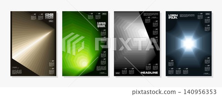 Futuristic visual spectrum layer abstract cover set Futuristic visual spectrum layer abstract cover set 140956353