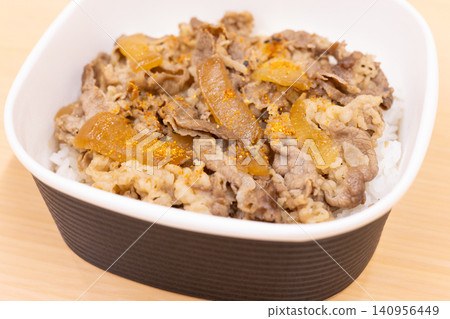 Delicious beef bowl lunch Delicious beef bowl lunch 140956449