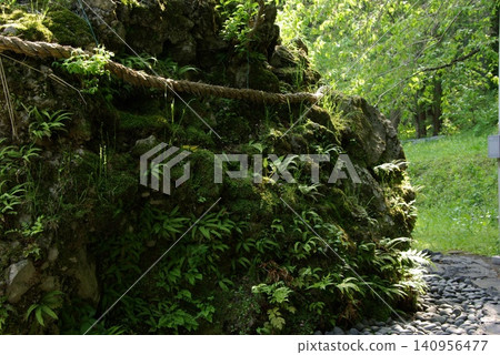 In Sazareishi Park in Himachi, Ibigawa Town, Gifu Prefecture, there is a sazareishi (small pebbles) that are mentioned in the Japanese national anthem, Kimigayo. In Sazareishi Park in Himachi, Ibigawa Town, Gifu Prefecture, there is a sazareishi (small pebbles) that are mentioned in the Japanese national anthem, Kimigayo. 140956477