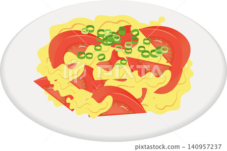 Stir-fried tomato and egg Stir-fried tomato and egg 140957237
