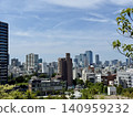 從高空俯瞰東京新宿區的摩天大樓 140959232
