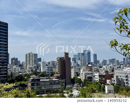 Tokyo skyscrapers seen from above, Shinjuku Ward Tokyo skyscrapers seen from above, Shinjuku Ward 140959232