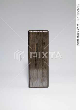 Wooden block on a white background Wooden block on a white background 140959262