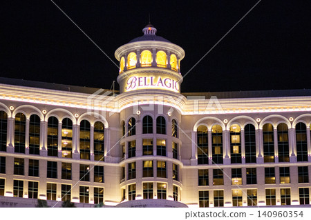 Visit Bellagio in Las Vegas for Fun at Night 140960354