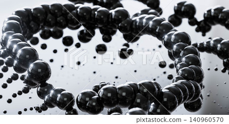 Glossy black spheres in curved motion Glossy black spheres in curved motion 140960570