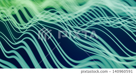 Abstract flowing wave lines on dark blue background Abstract flowing wave lines on dark blue background 140960591