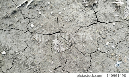 Dry Cracked Earth Texture Background Close Up Dry Cracked Earth Texture Background Close Up 140961498