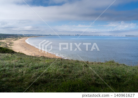 Punta Ballena View of Punta del Este Skyline and Beach Punta Ballena View of Punta del Este Skyline and Beach 140961627