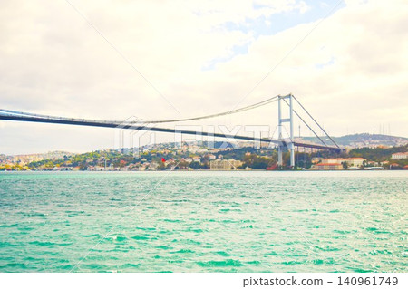 The Bosphorus Strait and the cityscape of Istanbul The Bosphorus Strait and the cityscape of Istanbul 140961749