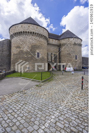 Chateau de Brest medieval fortress entrance, Brittany, France Chateau de Brest medieval fortress entrance, Brittany, France 140961919