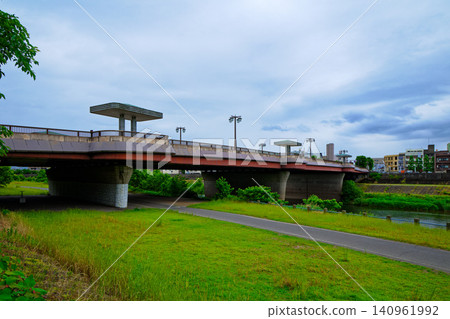 Tsukumo Bridge over the Asuwa River Tsukumo Bridge over the Asuwa River 140961992