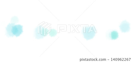 A simple, bubble-like embellishment material with a light blue, blurring gradient watercolor texture. A simple, bubble-like embellishment material with a light blue, blurring gradient watercolor texture. 140962267