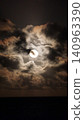 The mysterious night sky illuminated by moonlight 140963390