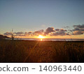 The sea and sunrise leading to a bright future 140963440