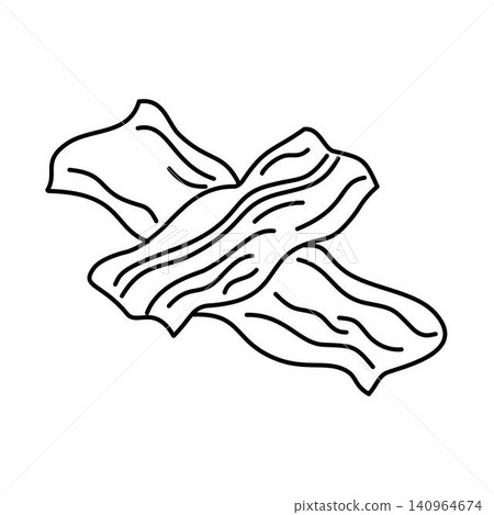 bacon illustration food pork dinner bacon illustration food pork dinner 140964674