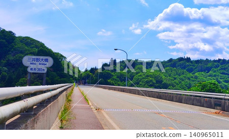 【島根縣】奧出雲大蛇環線上的三野大橋 140965011