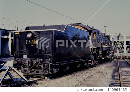 2007: The D51200 steam locomotive, which is preserved in working order. 2007: The D51200 steam locomotive, which is preserved in working order. 140965485