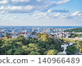 View from Shuri Castle Park in Okinawa 140966489