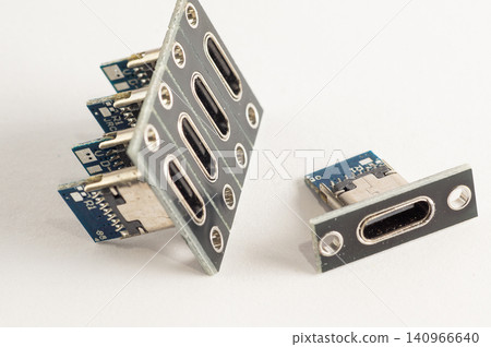 Type-C Female Connector Jack Charging Type-C Female Connector Jack Charging 140966640
