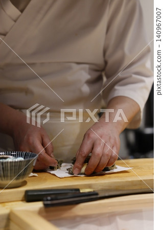 Woodworking Hands Crafting on Wooden Surface Woodworking Hands Crafting on Wooden Surface 140967007