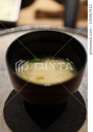 Close-up of Food in Dark Bowl Close-up of Food in Dark Bowl 140967012