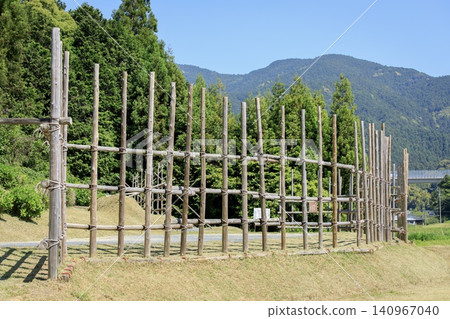 Shinshiro City, reconstructed horse barricade at the site of the Battle of Nagashino and Shitaragahara. Shinshiro City, reconstructed horse barricade at the site of the Battle of Nagashino and Shitaragahara. 140967040