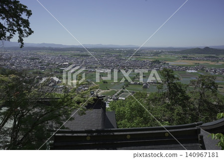 滋賀縣太郎坊神社和阿賀神社的優美景色 滋賀縣太郎坊神社和阿賀神社的優美景色 140967181