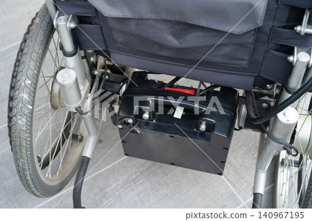 Bangkok, Thailand May 2, 2026 Battery power electric wheelchair increased mobility for disability or elderly patient. Bangkok, Thailand May 2, 2026 Battery power electric wheelchair increased mobility for disability or elderly patient. 140967195