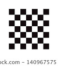 Black and White Checkerboard Pattern 140967575