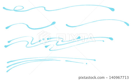 Gentle line set, light blue analog Gentle line set, light blue analog 140967713