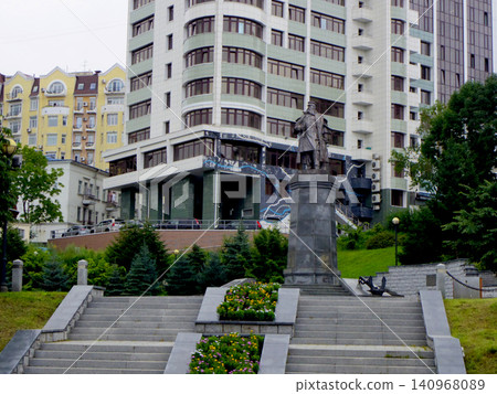 View of a square in Vladivostok, Russia View of a square in Vladivostok, Russia 140968089
