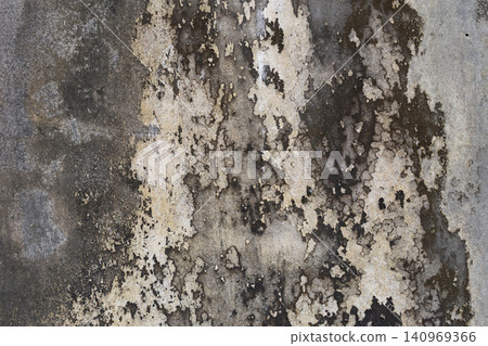 Old weathered Concrete wall, Grunge cement texture with mold stains and moisture damage background Old weathered Concrete wall, Grunge cement texture with mold stains and moisture damage background 140969366
