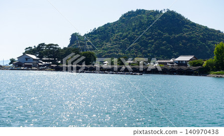 [Oki Islands] Boat sheds in Yana no Matsubara 140970438