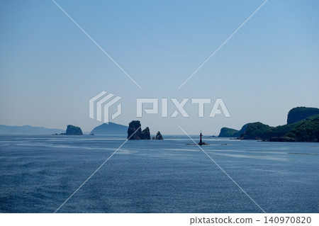 【隱岐群島】從船上看到的隱岐群島景色 140970820